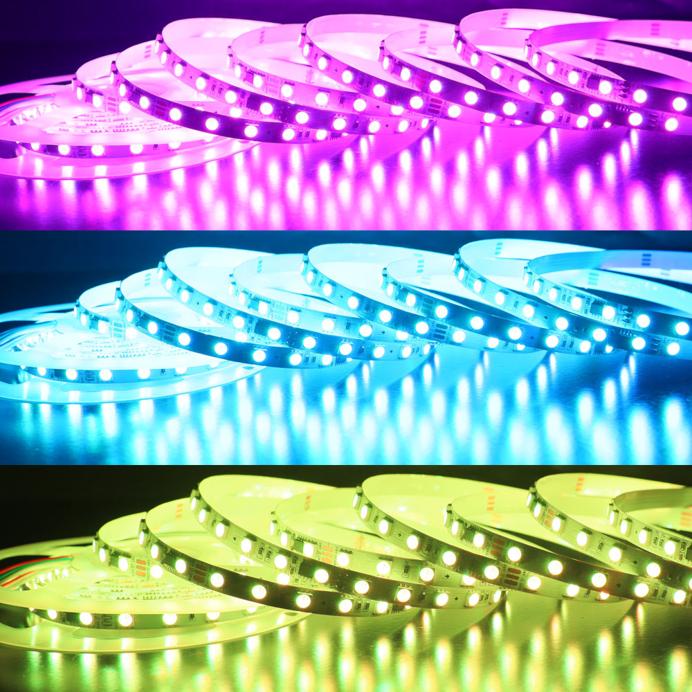 WS2811 DC24V SMD5050 72LEDs/m 8mm Flexible Addressable RGB LED Strip Light 5m/16.4ft WS2811 DC24V SMD5050 72LEDs/m 8mm Flexible Addressable RGB LED Strip Light 5m/16.4ft